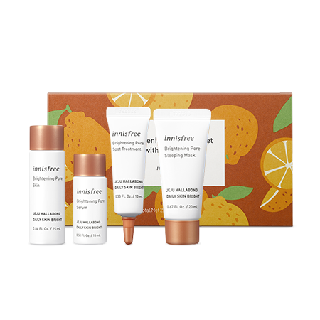 Brightening Skin Care Set with Hallabong