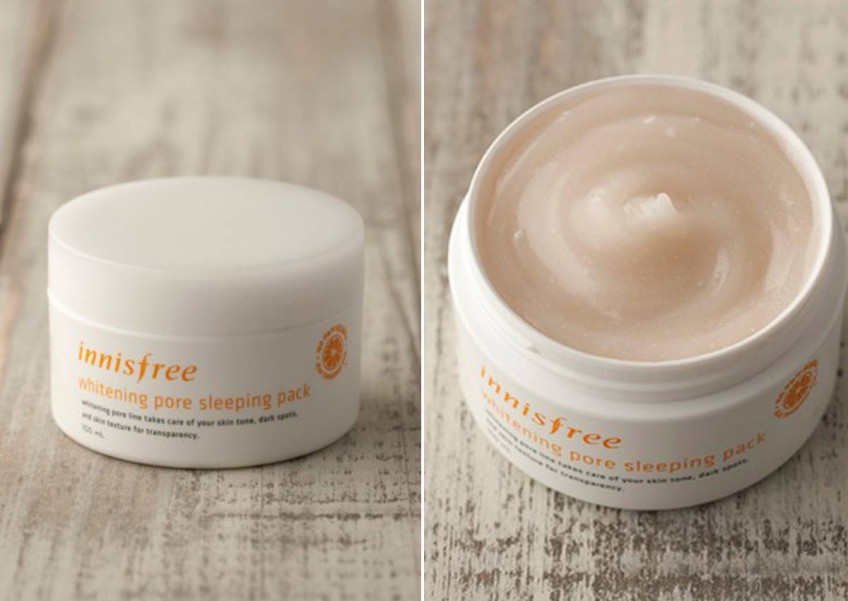 SKINCARE Brightening Pore Sleeping Mask innisfree