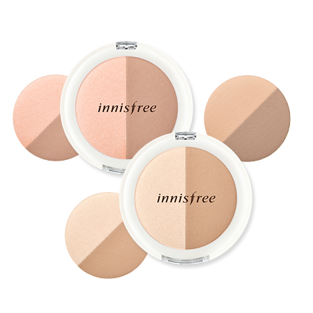 化妝 雙效陰影高光修顏粉ad Innisfree