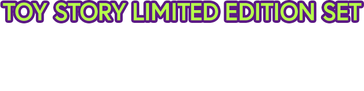 toy story limited edition SET /
							Jangan sampai kehabisan rangkaian limited edition dengan kemasan karakter Toy Story yang menggemaskan, Woody dan Buzz!