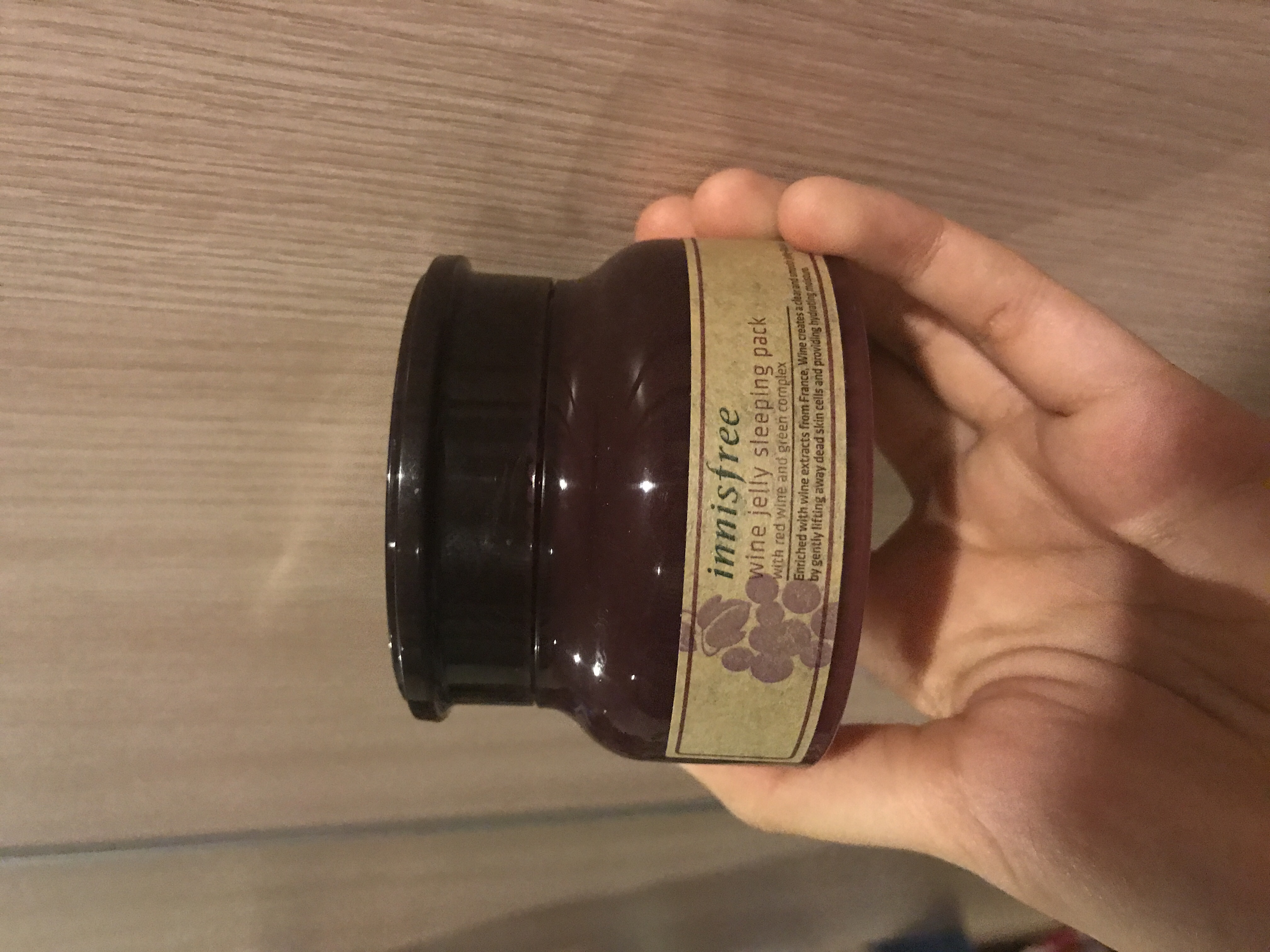 SKINCARE Wine jelly sleeping pack innisfree