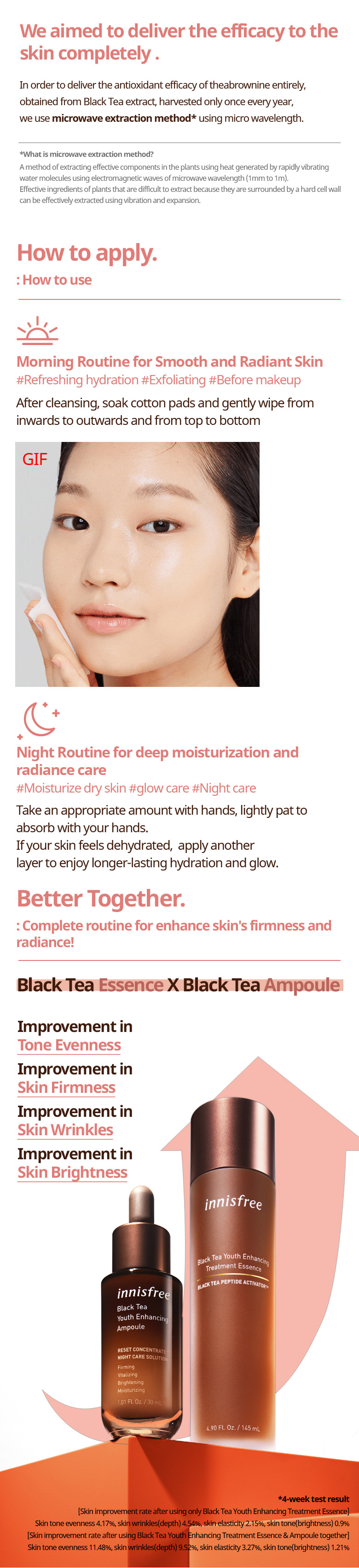 SKINCARE Black Tea Youth Enhancing Treatment Essence innisfree