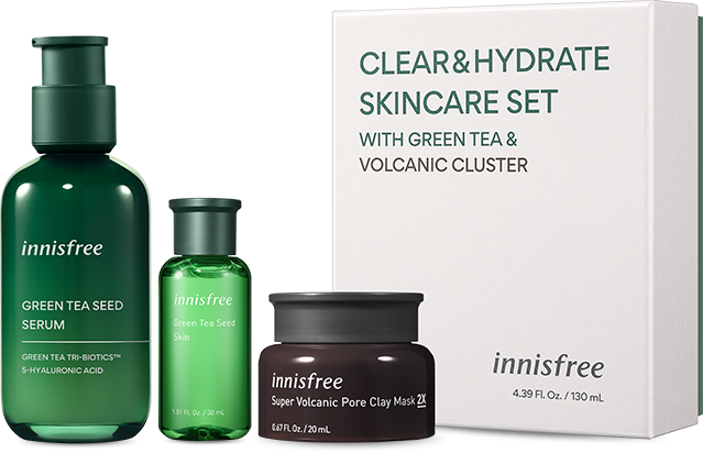 CLEAR & HYDRATE SKINCARE SET_visual