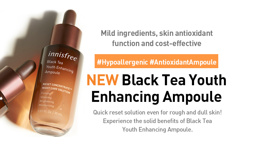 SKINCARE Black Tea Youth Enhancing Ampoule innisfree