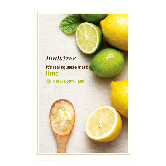 SKINCARE It's real squeeze mask lime innisfree